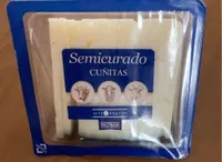 Queso semicurado cuñitas
