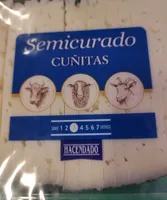 Queso semicurado cuñitas