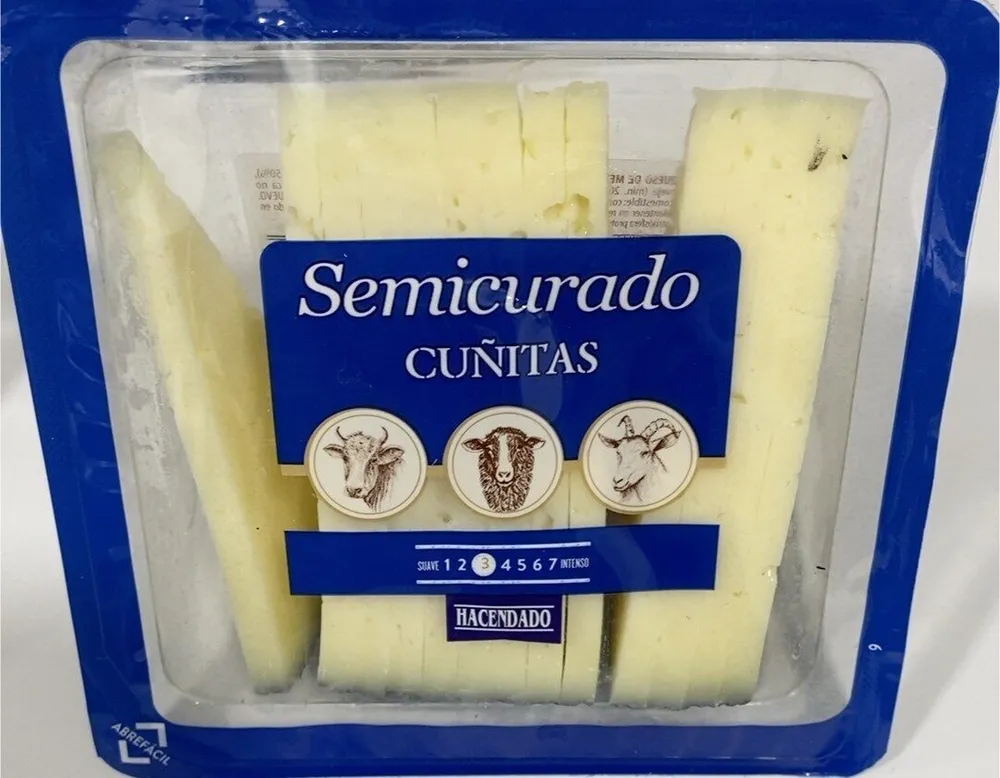 Semicurado cuñitas