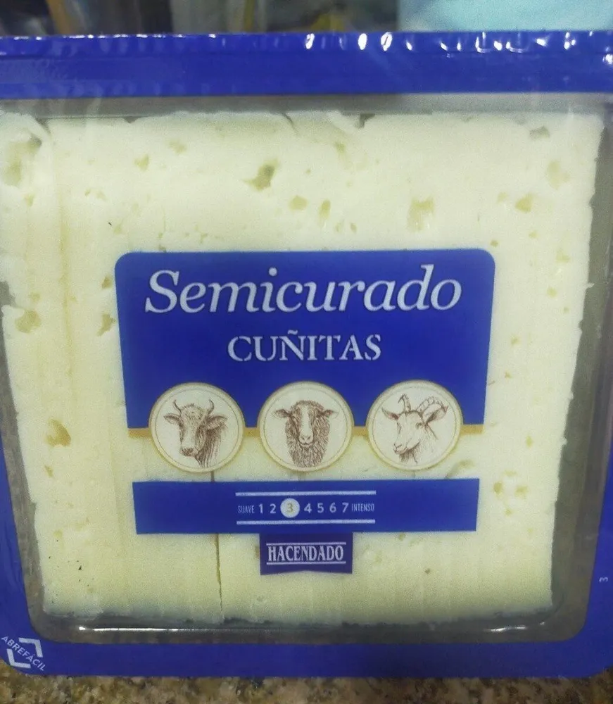 Semicurado cuñitas