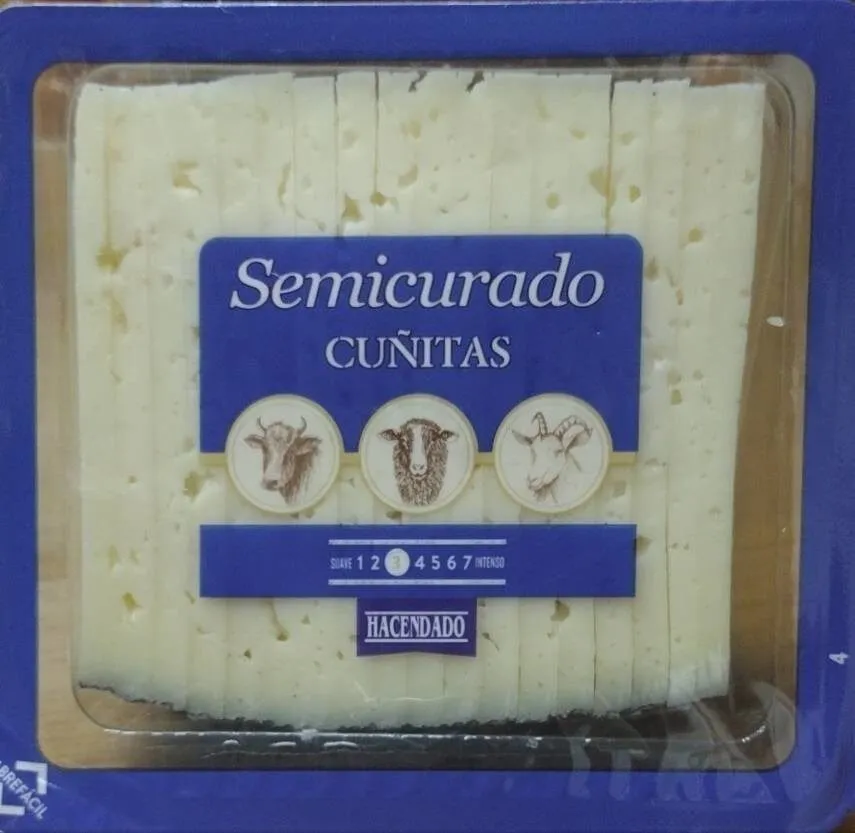 Semicurado cuñitas