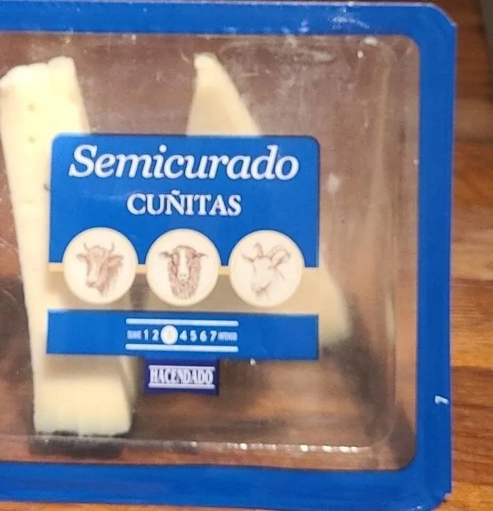 Queso Semicurado cuñitas