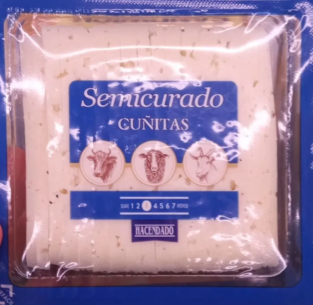 Semicurado cuñitas
