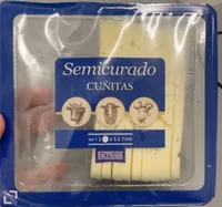 Queso semicurado cuñitas