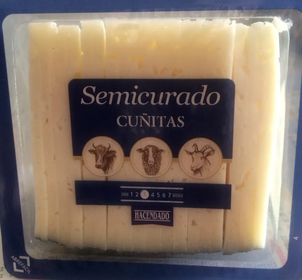 Semicurado cuñitas