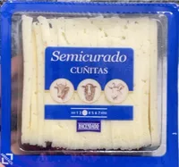 Queso semicurado cuñitas