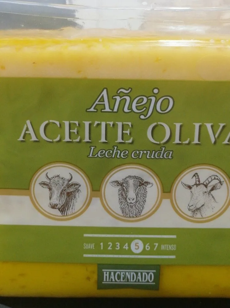 Queso añejo aceite de oliva