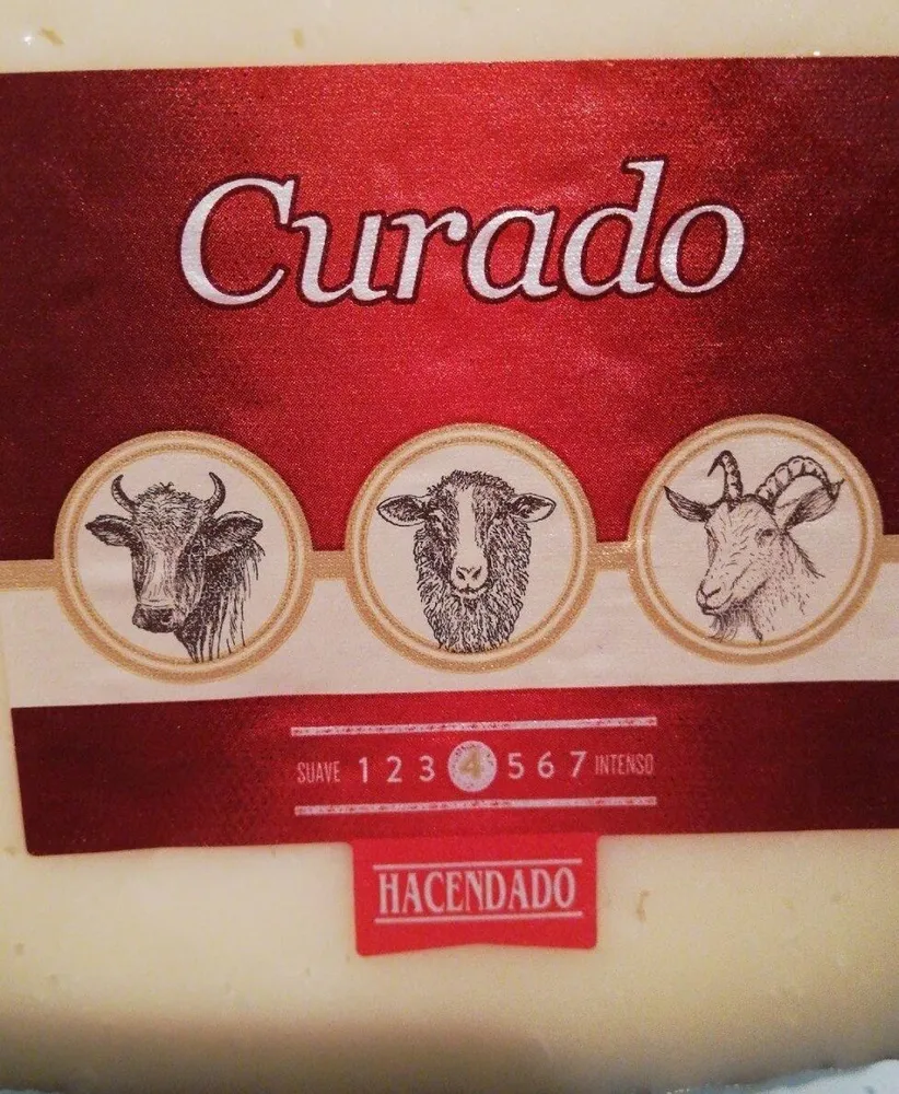 Queso curado n4 vaca oveja y cabra