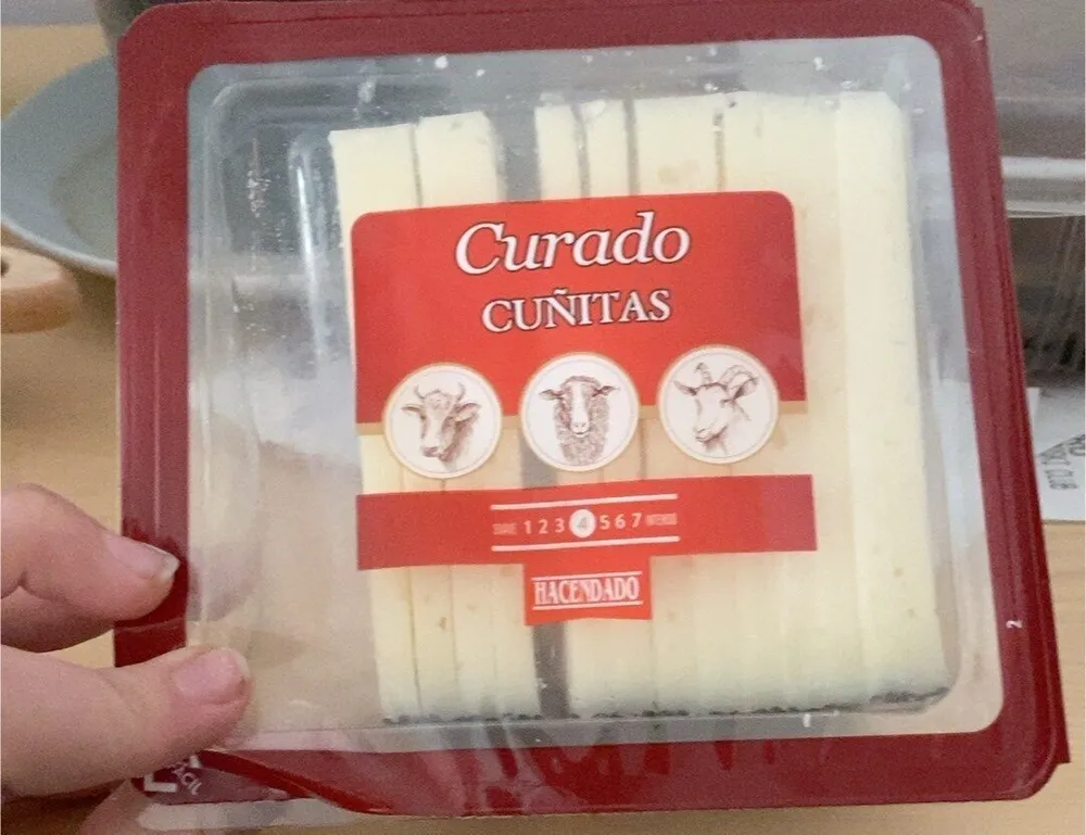 queso curado cuñitas