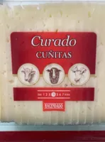 Queso curado cuñitas