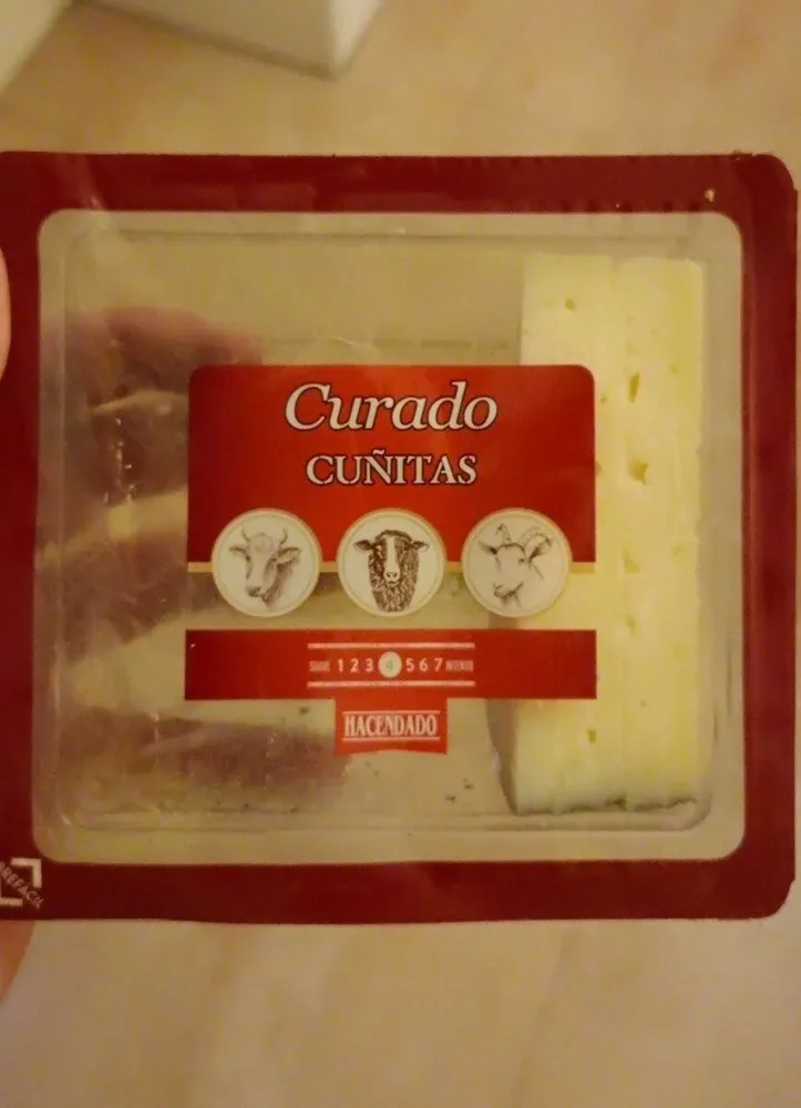 Queso Curado cuñitas