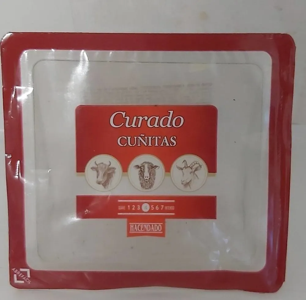 Queso curado cuñitas