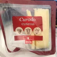 Queso curado cuñitas