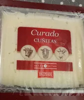 Queso curado cuñitas