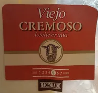 Queso viejo cremoso Leche cruda