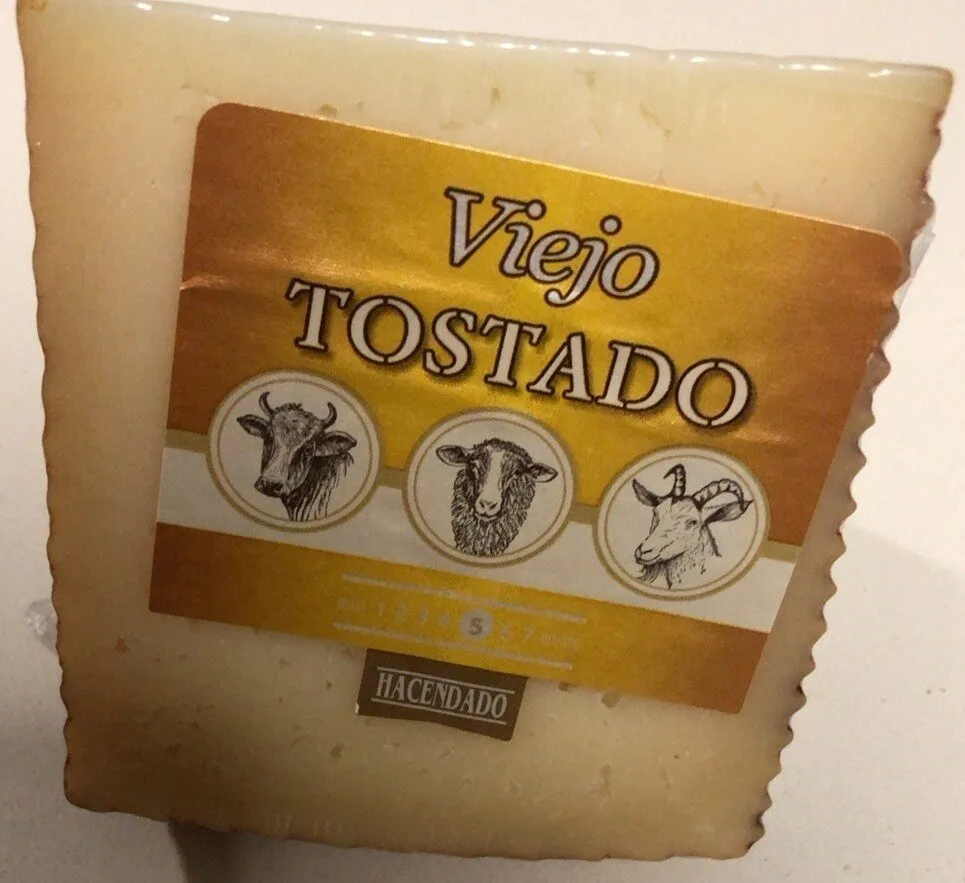 Queso viejo tostado