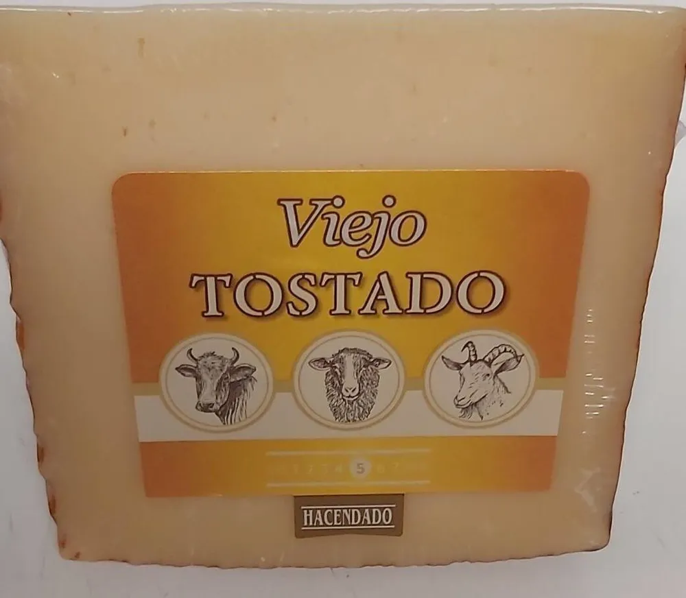Queso viejo tostado hacendado