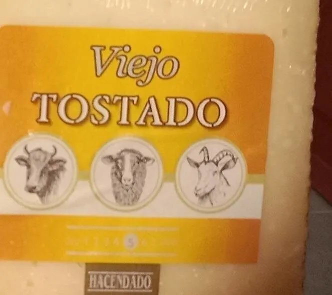 Queso viejo tostado