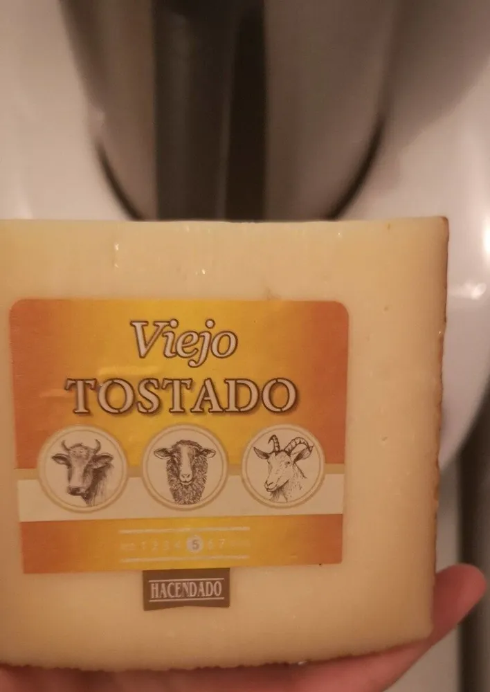 Queso viejo tostado Hacendado