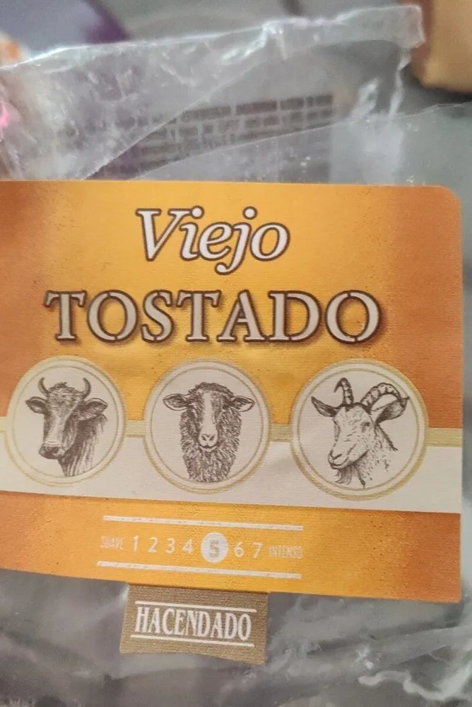 Queso viejo tostado