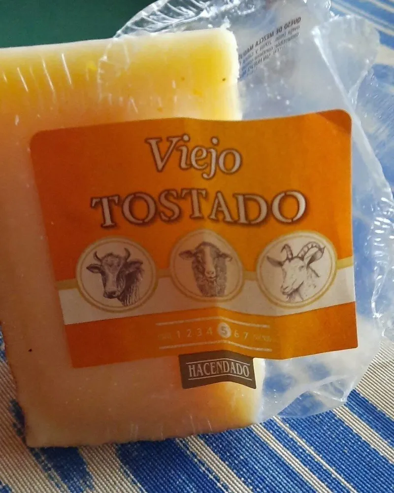 Queso viejo tostado