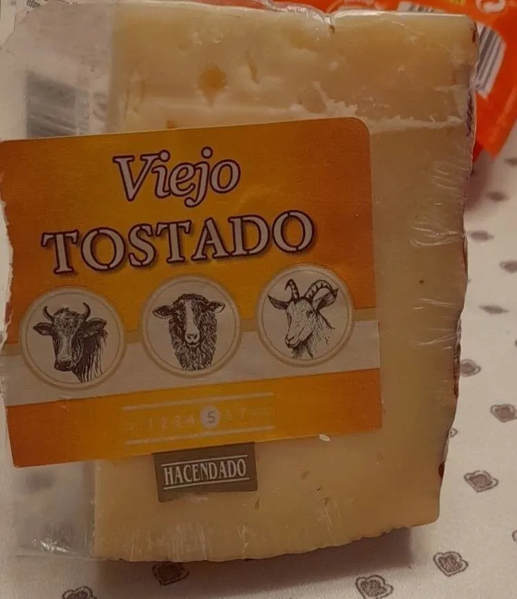 Queso viejo tostado