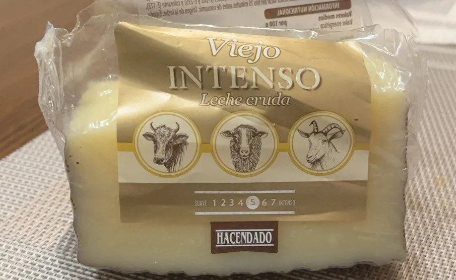 Viejo INTENSO leche curada