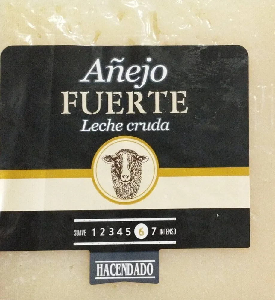 Queso Añejo fuerte Leche cruda