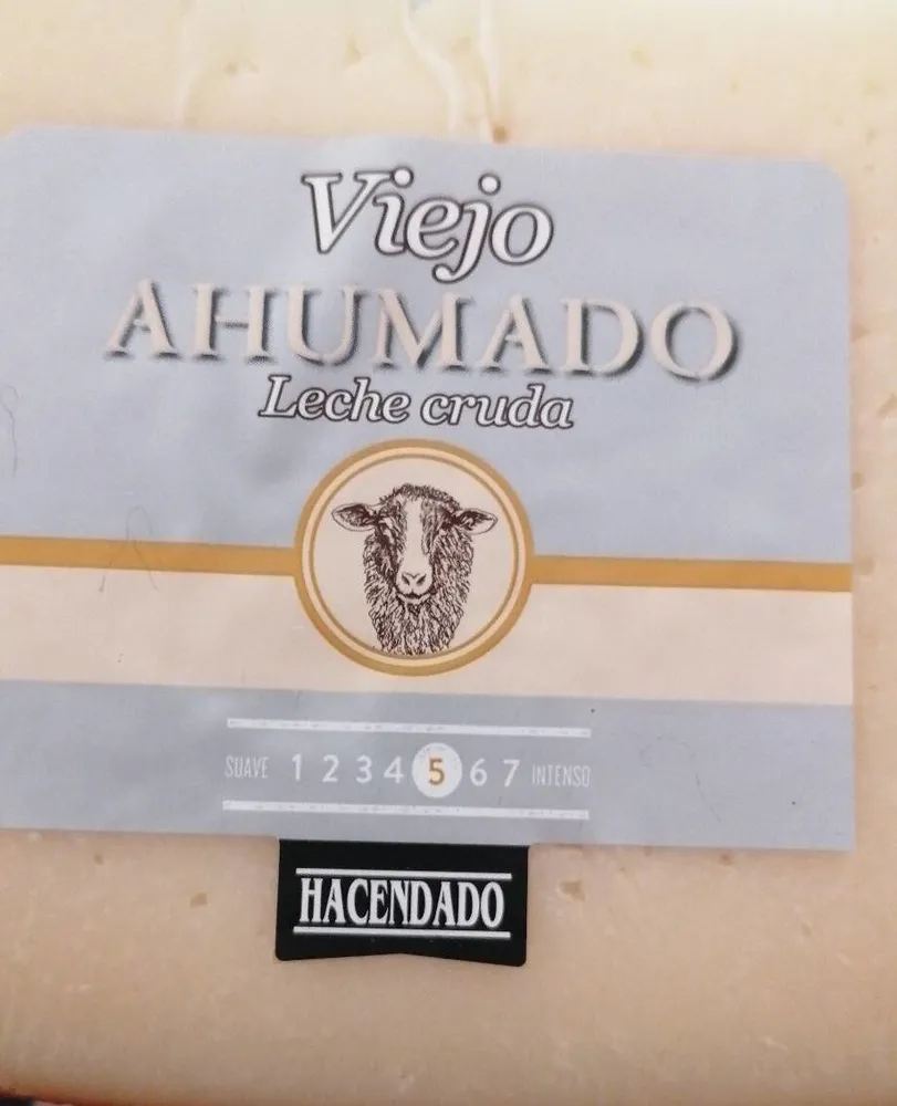 Viejo ahumado leche cruda