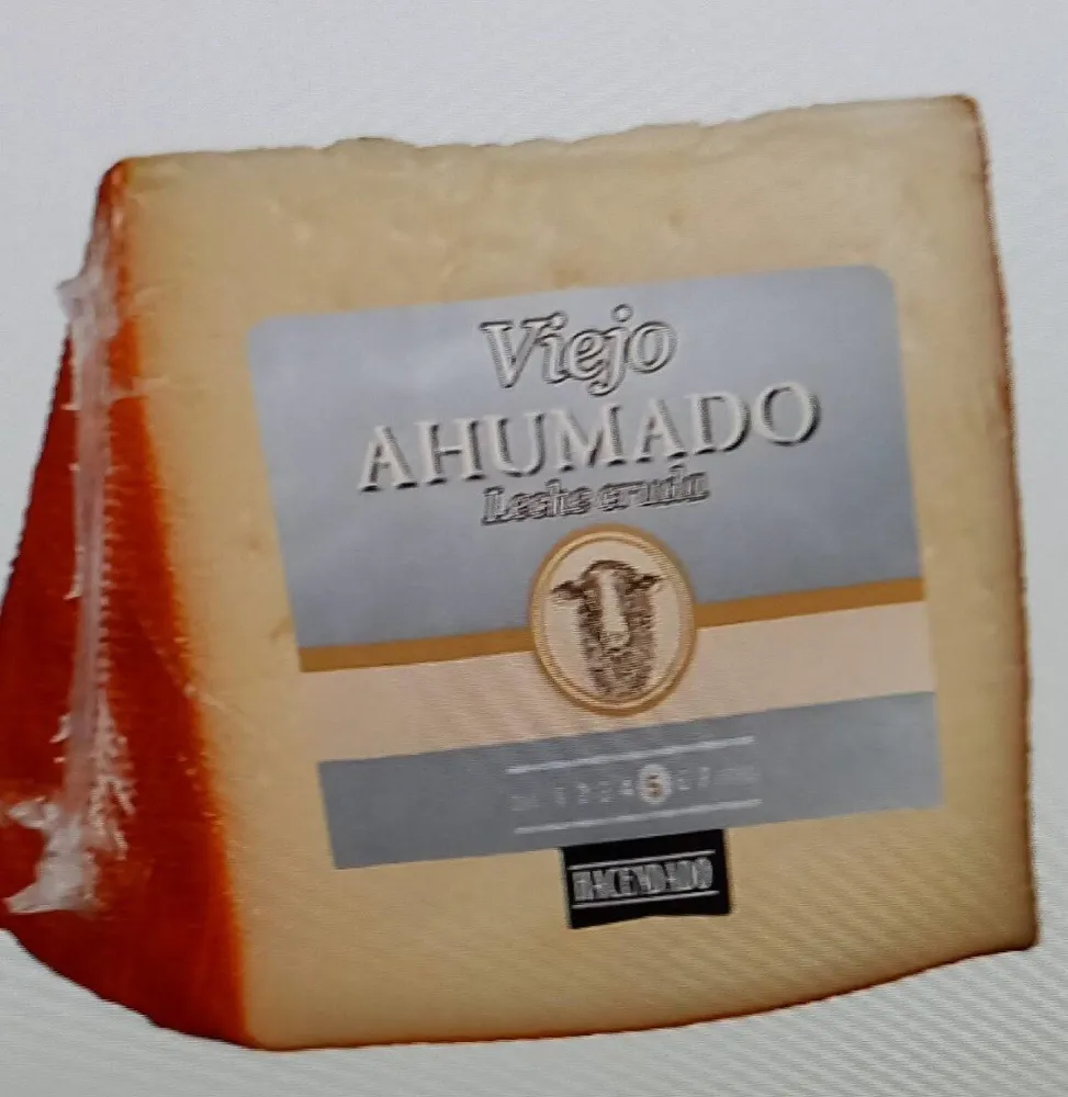 Queso oveja curado ahumado