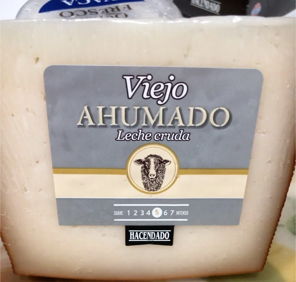 Viejo ahumado leche cruda