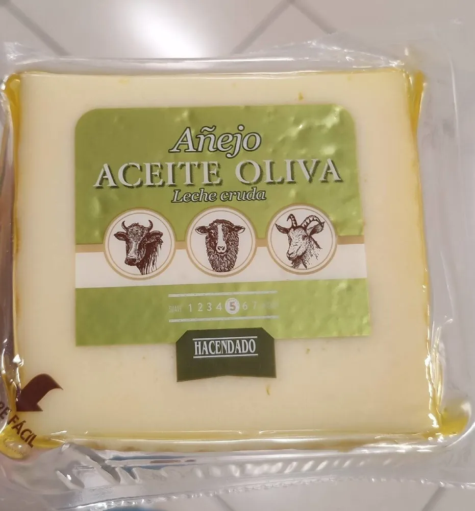 Queso añejo aceite de oliva