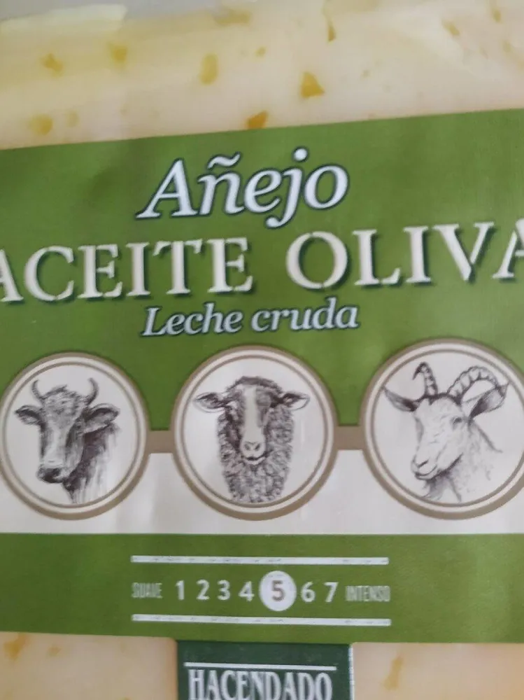 Queso mezcla añejo con aceite de oliva