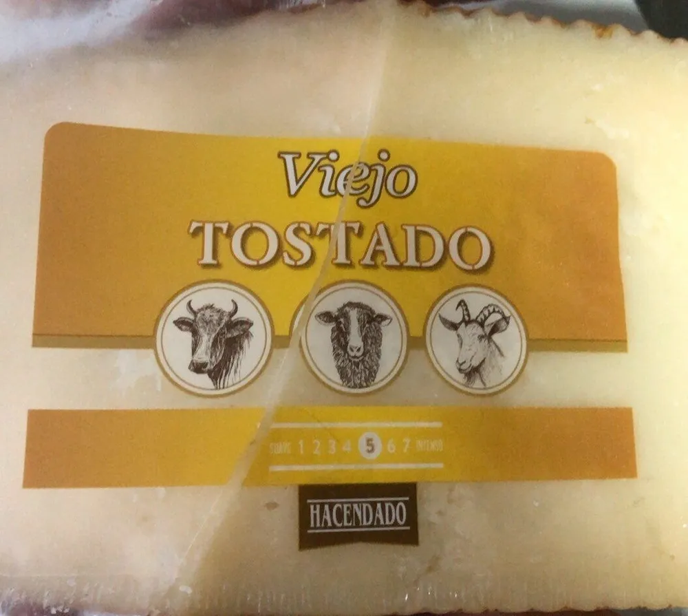 Queso viejo tostado