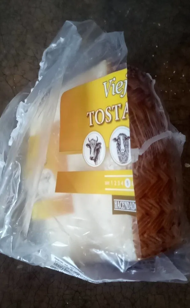 Queso viejo tostado
