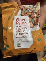 KYLLING VINGEKLUBBER NATURELL, RÅ