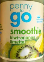 smoothie kiwi-ananas limette