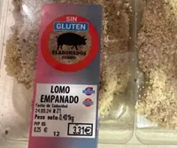 Lomo empanado sin gluten