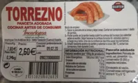Torreznos, panceta adobada