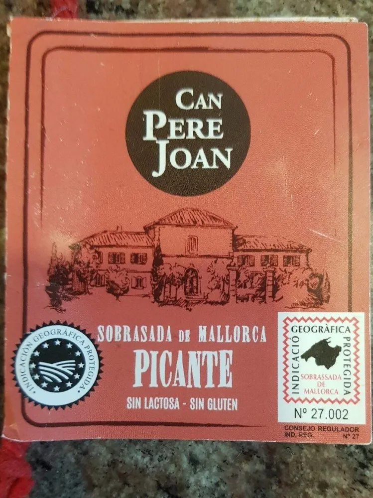 Sobrasada de Mallorca. Picante