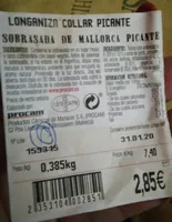 Sobrasada collar picante