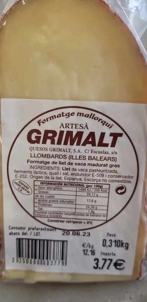 Formatge mallorquí