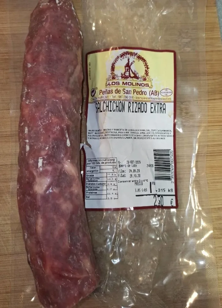 Salchichón rizado extra