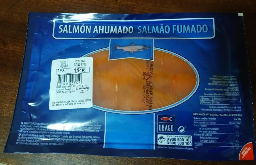 Salmón ahumado