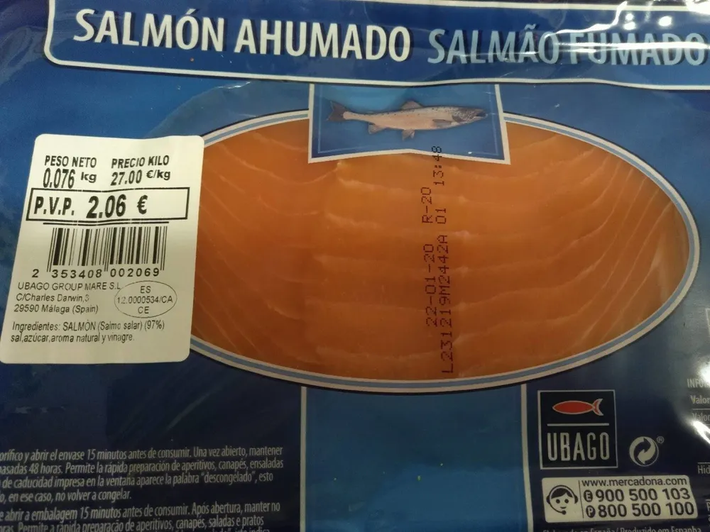 Salmón ahumado