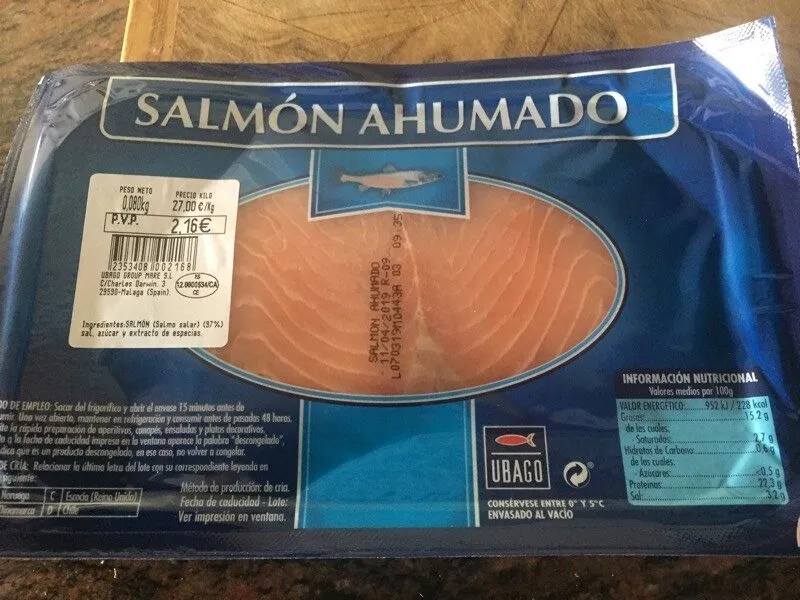 Salmon ahumado