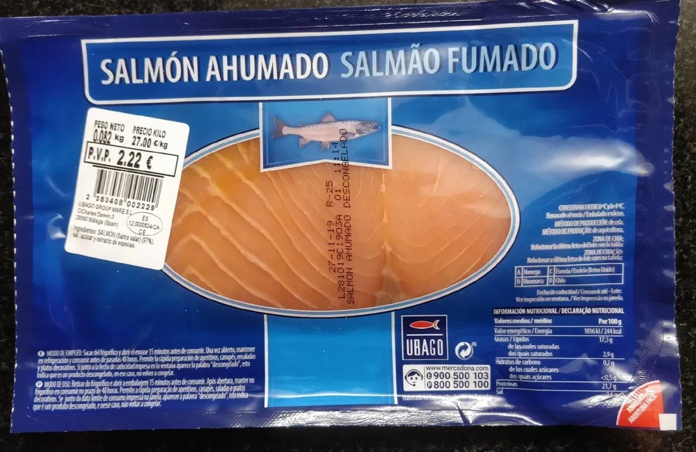 Salmón ahumado