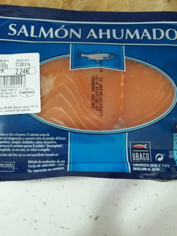 Salmón ahumado
