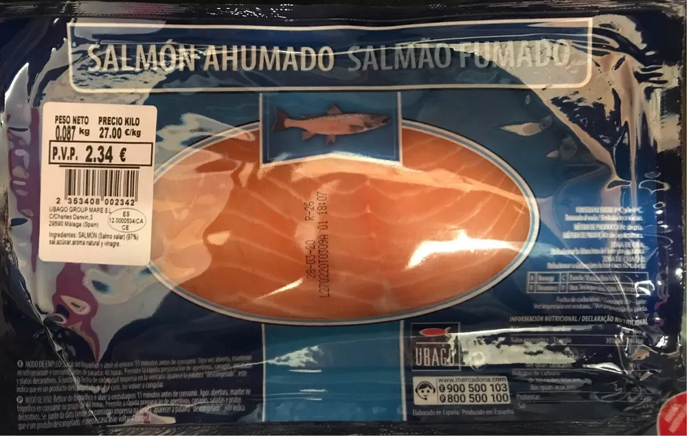 Salmón ahumado
