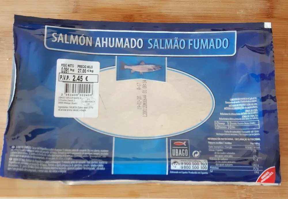 Salmón ahumado